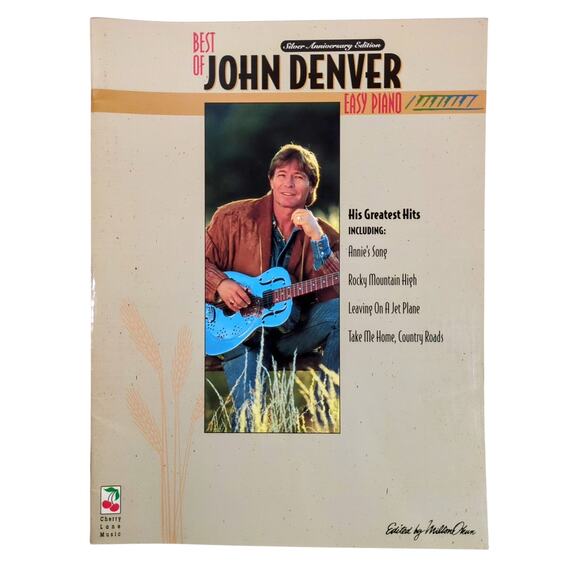 The Best of John Denver Sheet Music Easy Piano Song Book Cherry Lane Music - Picture 1 of 5